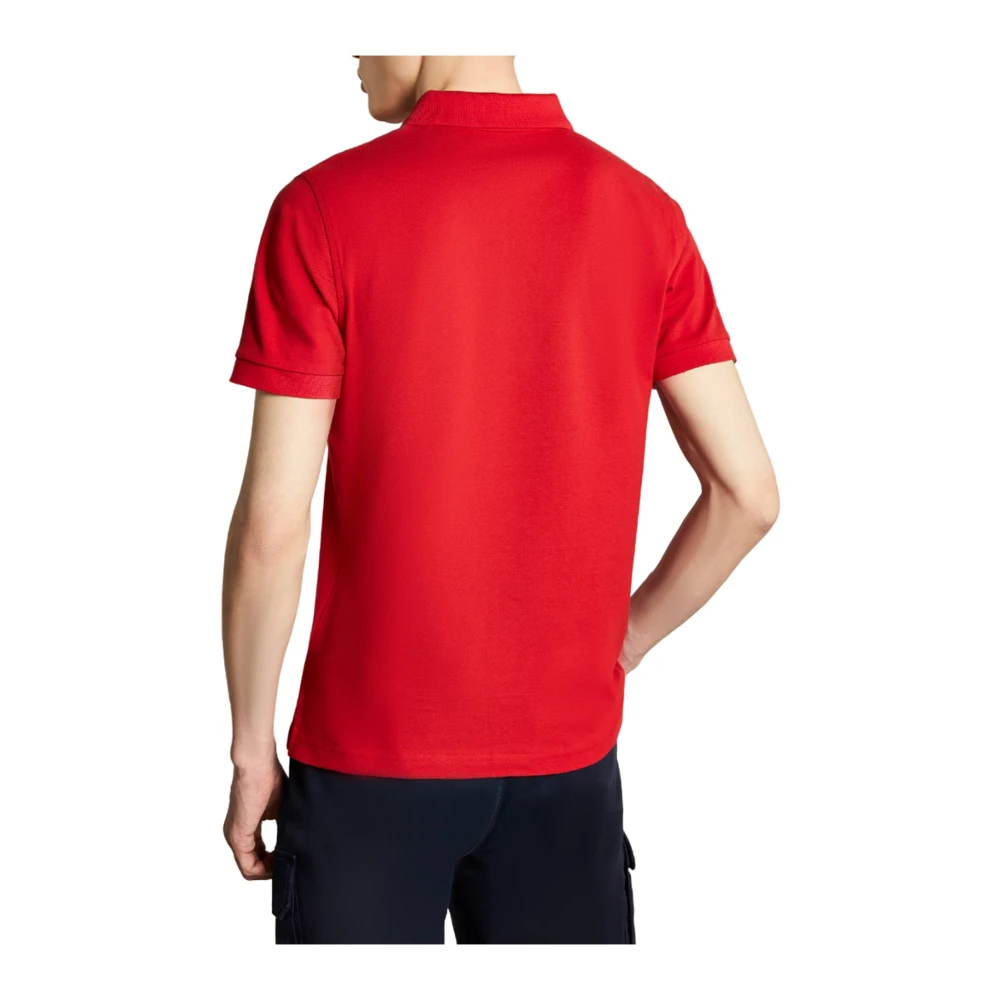 Fay Rode T-shirts en Polos Red Heren