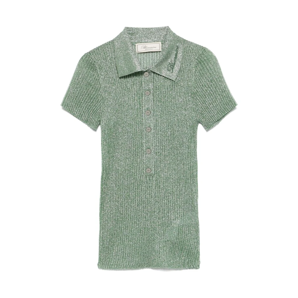 Blumarine Groene Polokraag Trui Green Dames
