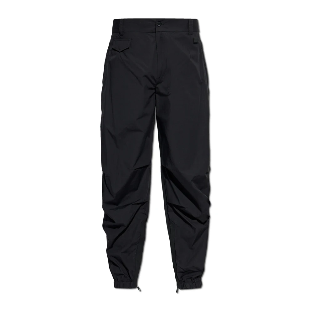 Dolce & Gabbana Broek met ingenaaid ritsen in de benen Black Heren