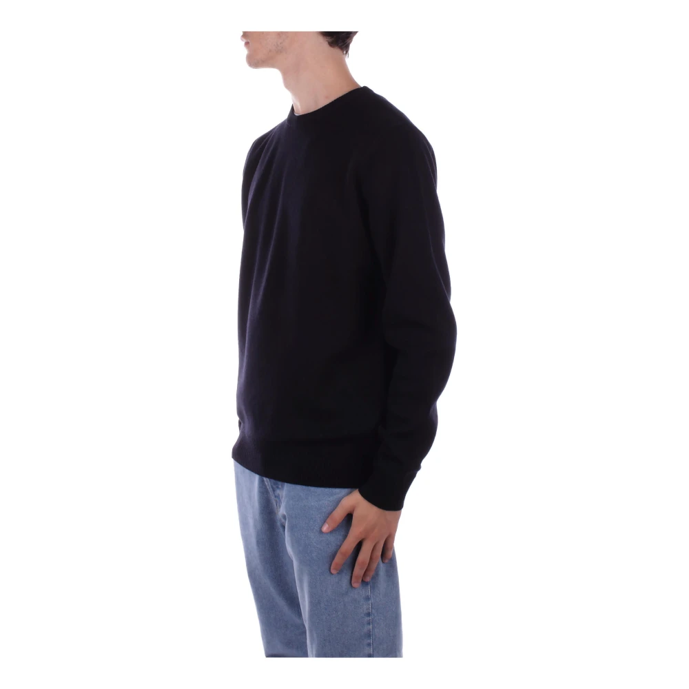 Fred Perry Zwart Logo Zij Sweater Black Heren