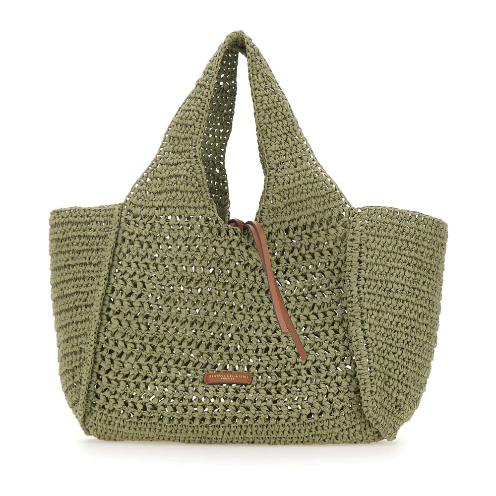 Gianni Chiarini Women's Green Shopping Bags, One Size, Nefeli Shoulder Bag