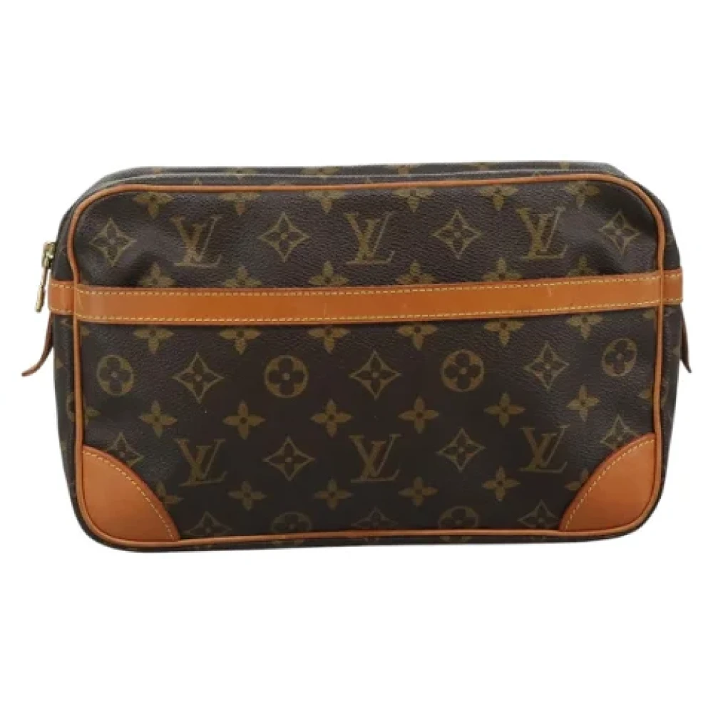 Louis Vuitton Vintage Pre-owned Canvas clutches Brown Dames