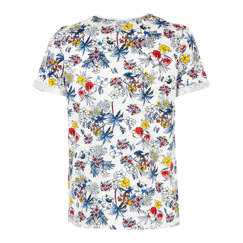 Cashmere Company Heren Roze T-Shirt Outlet Prijs Multicolor Heren