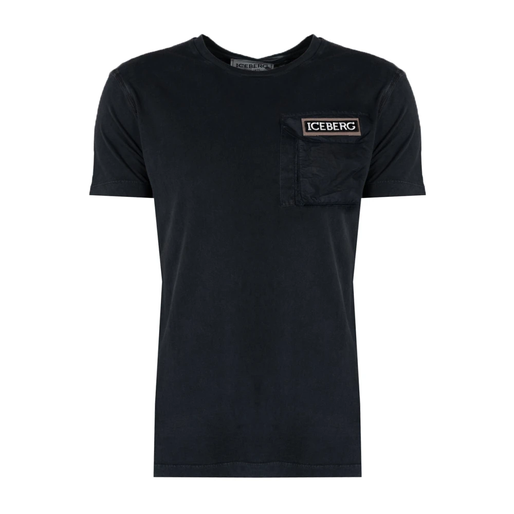Iceberg - Tops > T-Shirts - Black - Iceberg - Modalova