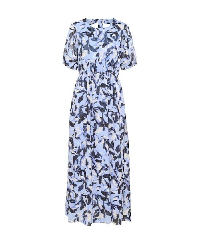 robe-maxi-bleue-avec-contenu-en-polyester