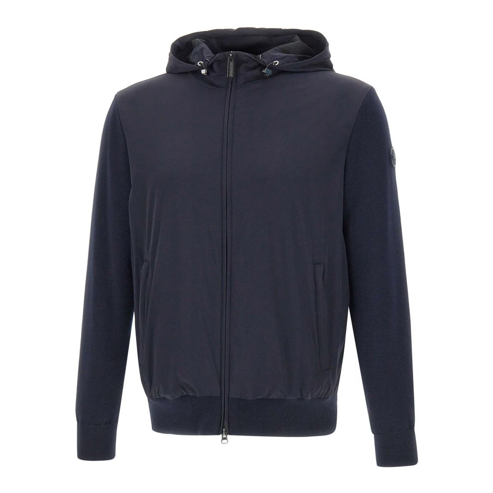 Colmar Men's Blue Zip-Throughs, 3XL, Unlined Hybrid Jacket With Hood