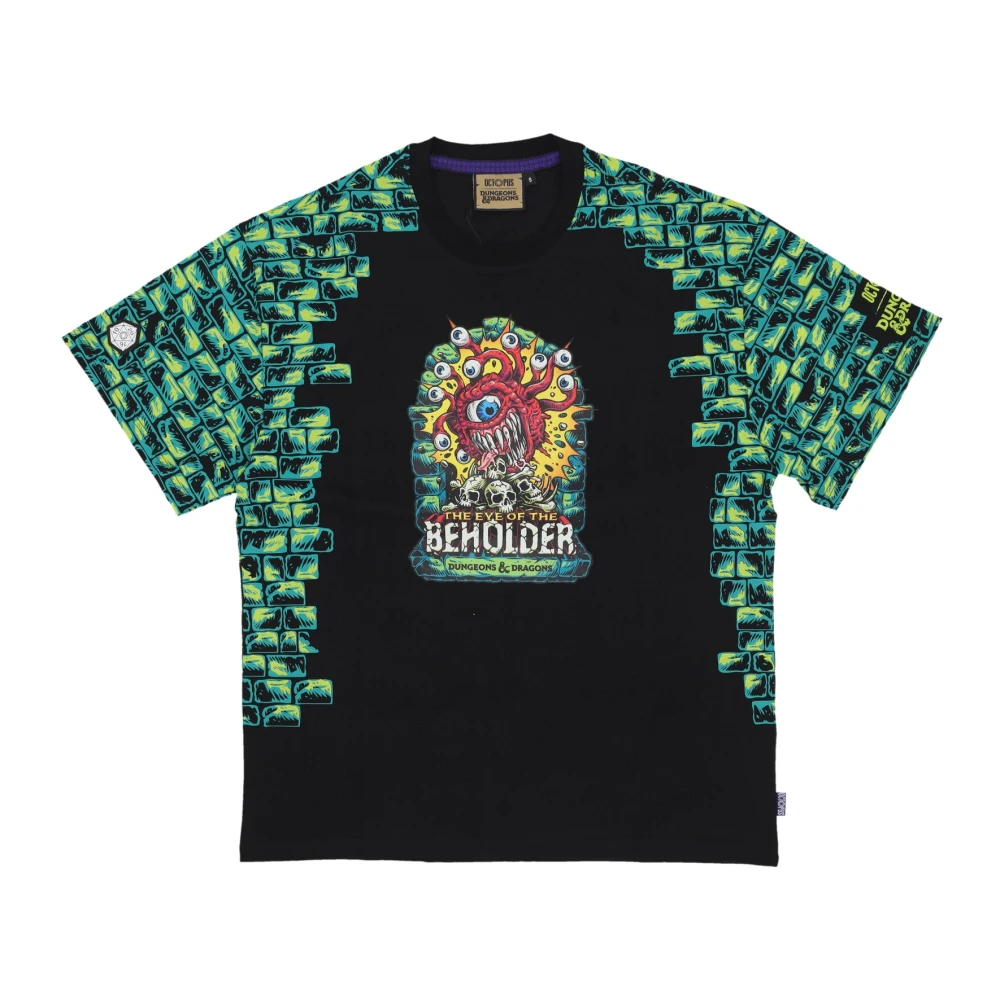 Octopus D&D Beholder Tee Zwart Limited Edition Multicolor Heren