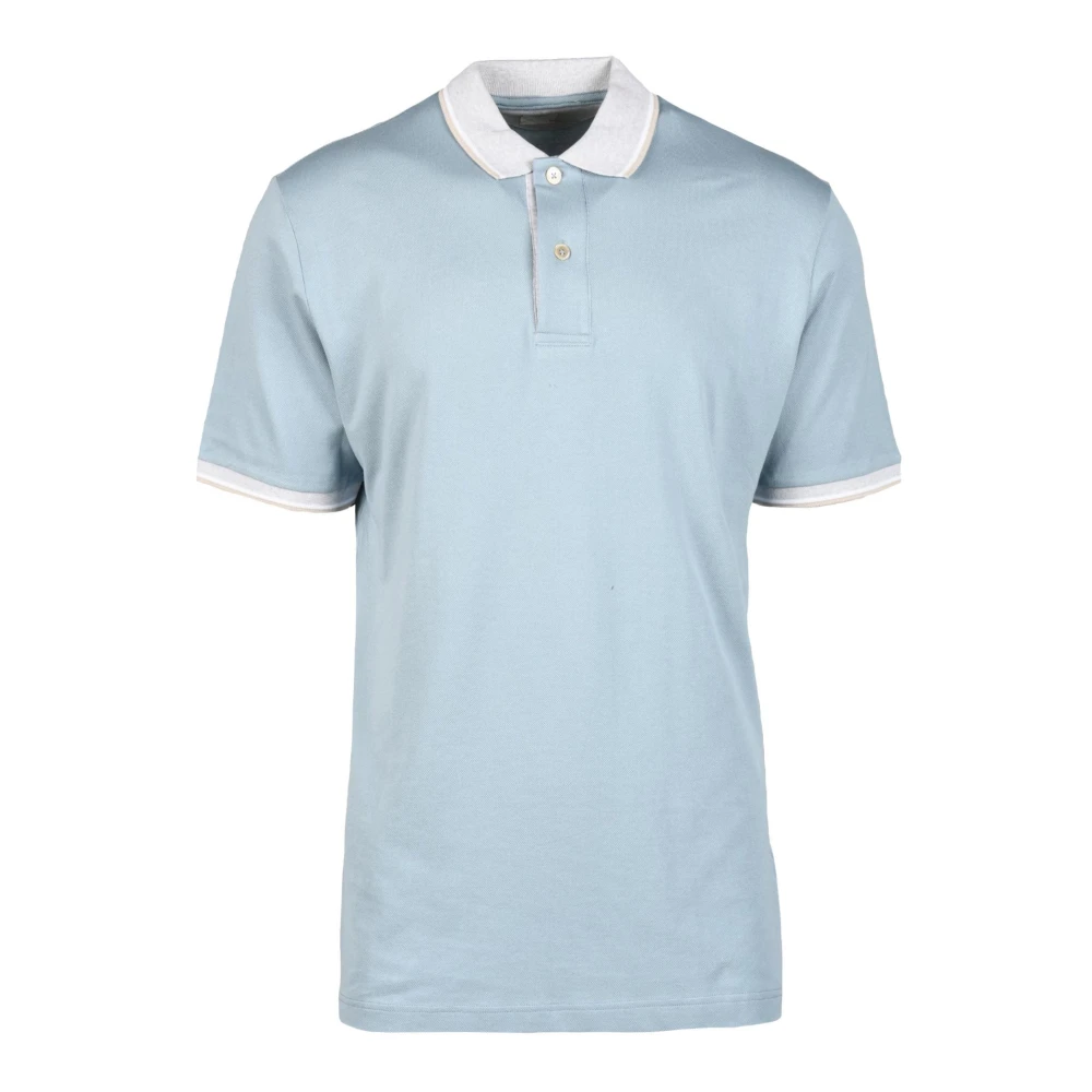 Eleventy Katoenen Polo Shirt Green Heren
