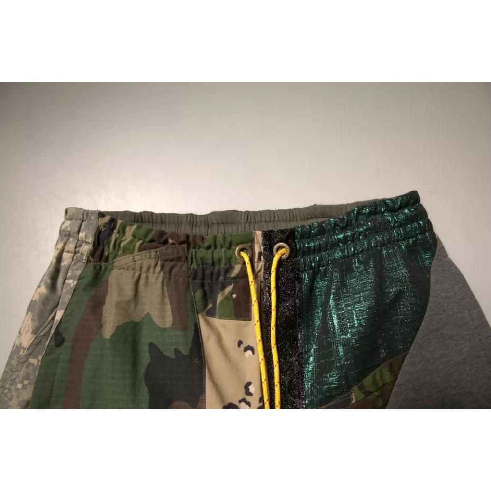 Dolce & Gabbana Camouflage Patchwork Jogger Sweatpants Multicolor Heren