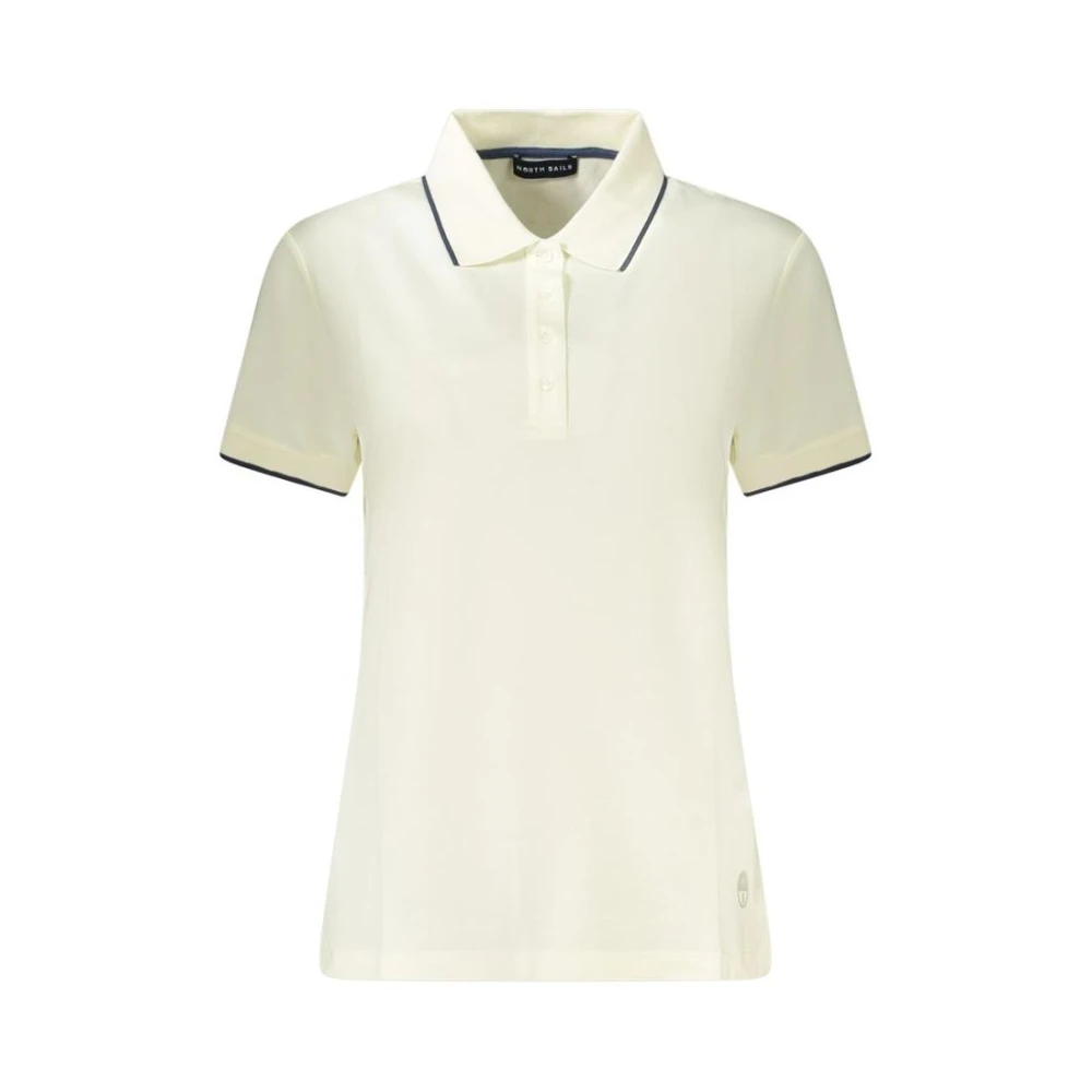 North Sails Pima Cotton Polo Shirt - Female - Polo Shirts - White - S - Tops