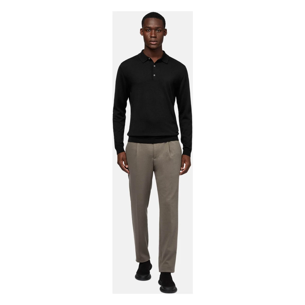 Boggi Milano B Tech wollen broek Beige Heren