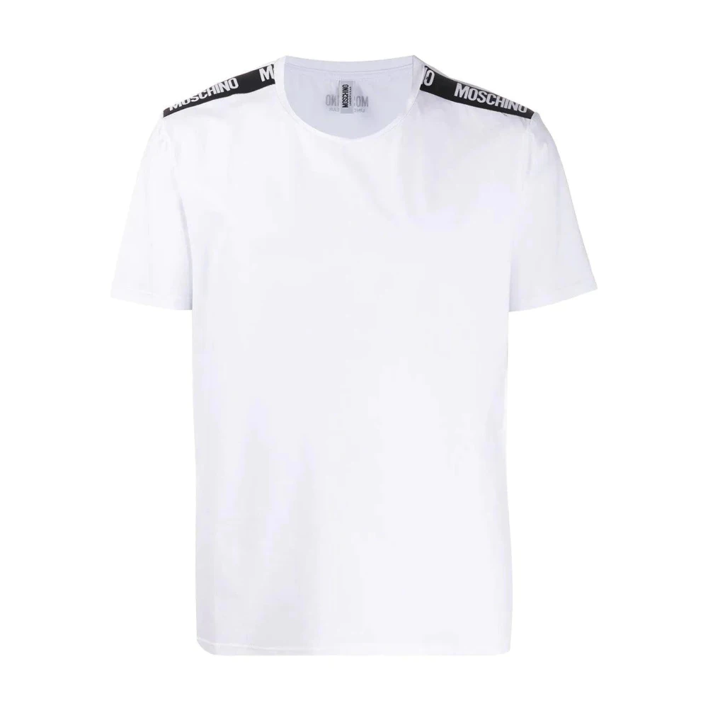 Moschino Korte Mouw T-shirt White Heren