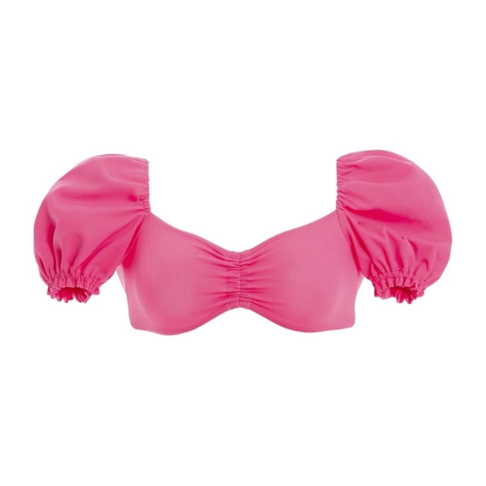 Agua by Agua Bendita Roze Luau Romina Bikini Top Pink Dames