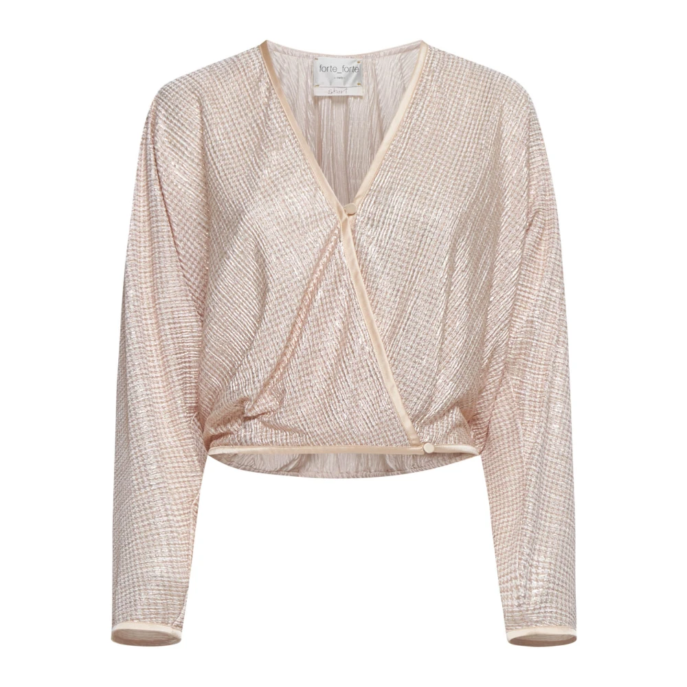 Forte Forte Women's Pink Blouses,, Elegant Shirt Medium