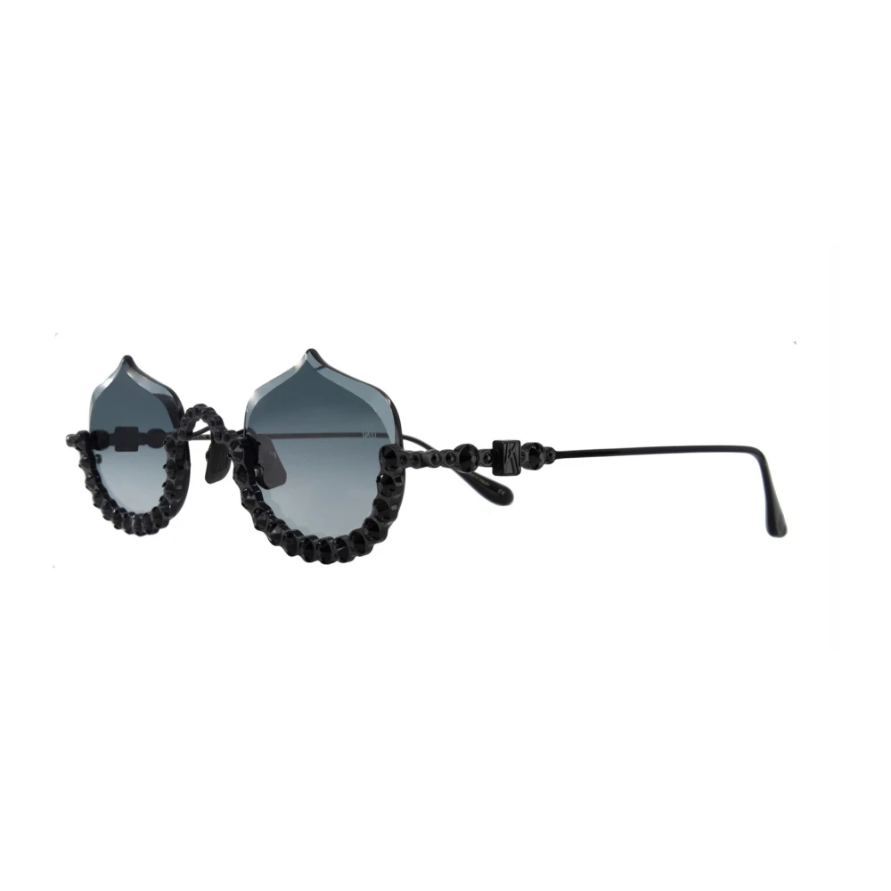 Anna Karin Karlsson Women's Black Sunglasses, 56 Mm, Crystal Meringue Sunglasses