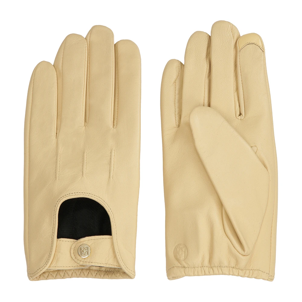 Kazar Beige gladleren autohandschoenen Beige Dames
