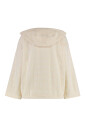 sweat-shirt-a-capuche-col-en-v-avec-cordon-de-serrage-a-la-taille