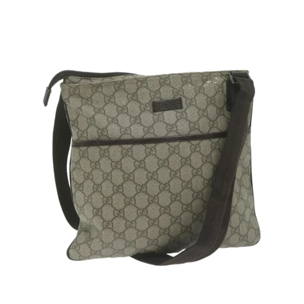 Gucci Vintage Pre-owned Leather gucci-bags Beige Dames