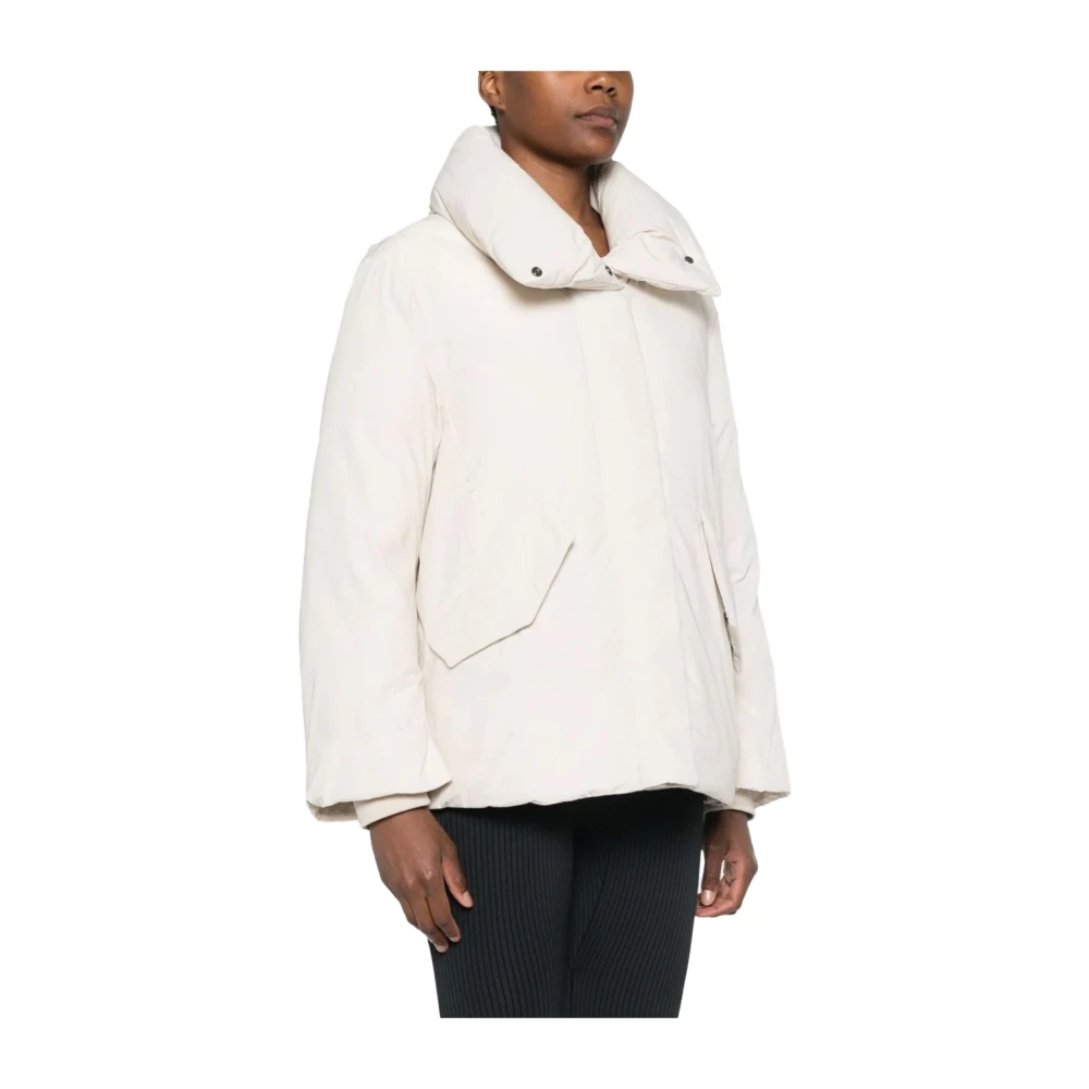 Woolrich Luxe Cocoon Jas Polyester White Dames