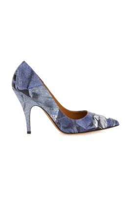 Vintage Denim Patchwork Pumps