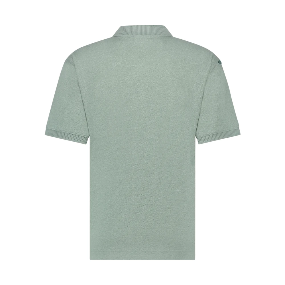 Aeden Zee Schuim Polo Shirt Green Heren