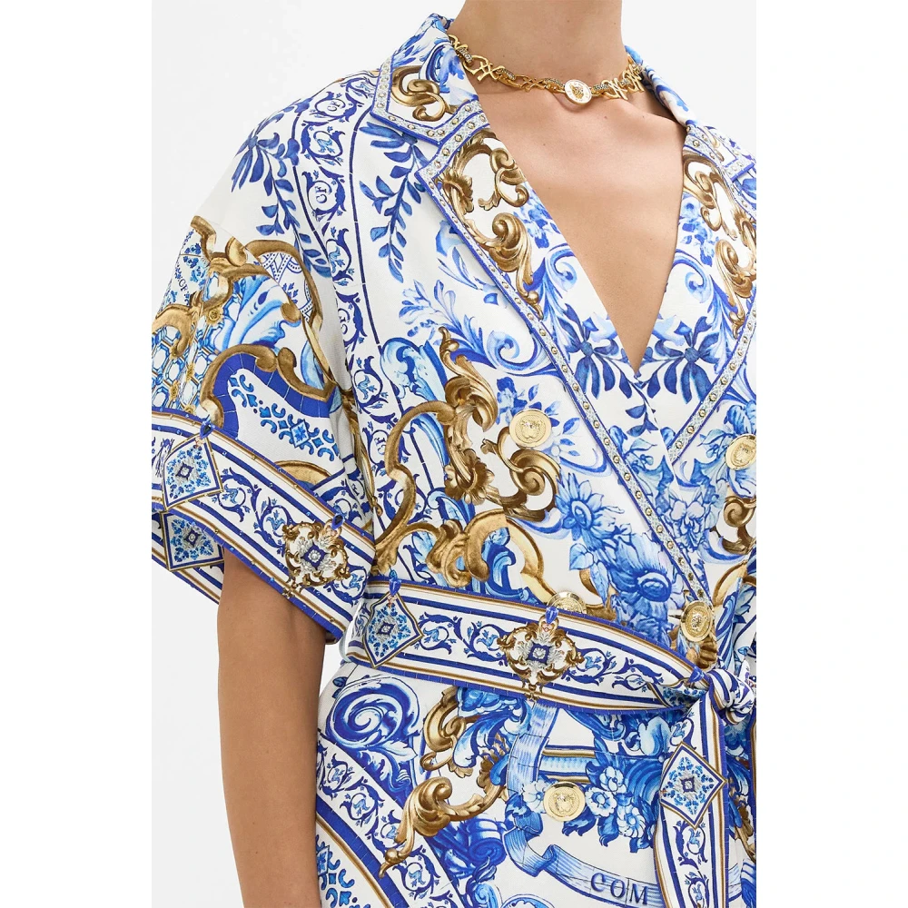 Camilla Kortemouwjas Azul Adventures Blue Dames