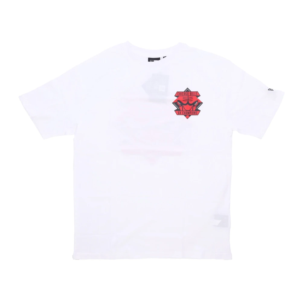 New Era Chicago Bulls NBA Mästerskap Tee White, Herr