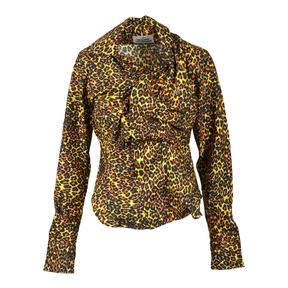 Vivienne Westwood Katoenen overhemd met unieke stijl Multicolor Dames