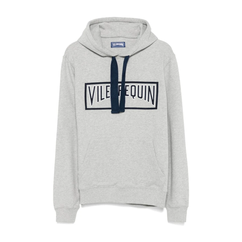 Vilebrequin Grijze Katoenen Hoodie Sweater Gray Heren