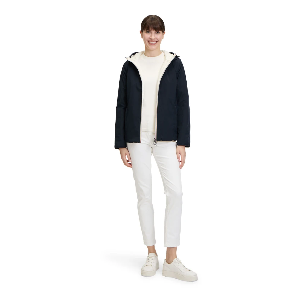 Betty Barclay Omkeerbare Hooded Jacket Waterdicht Blue Dames