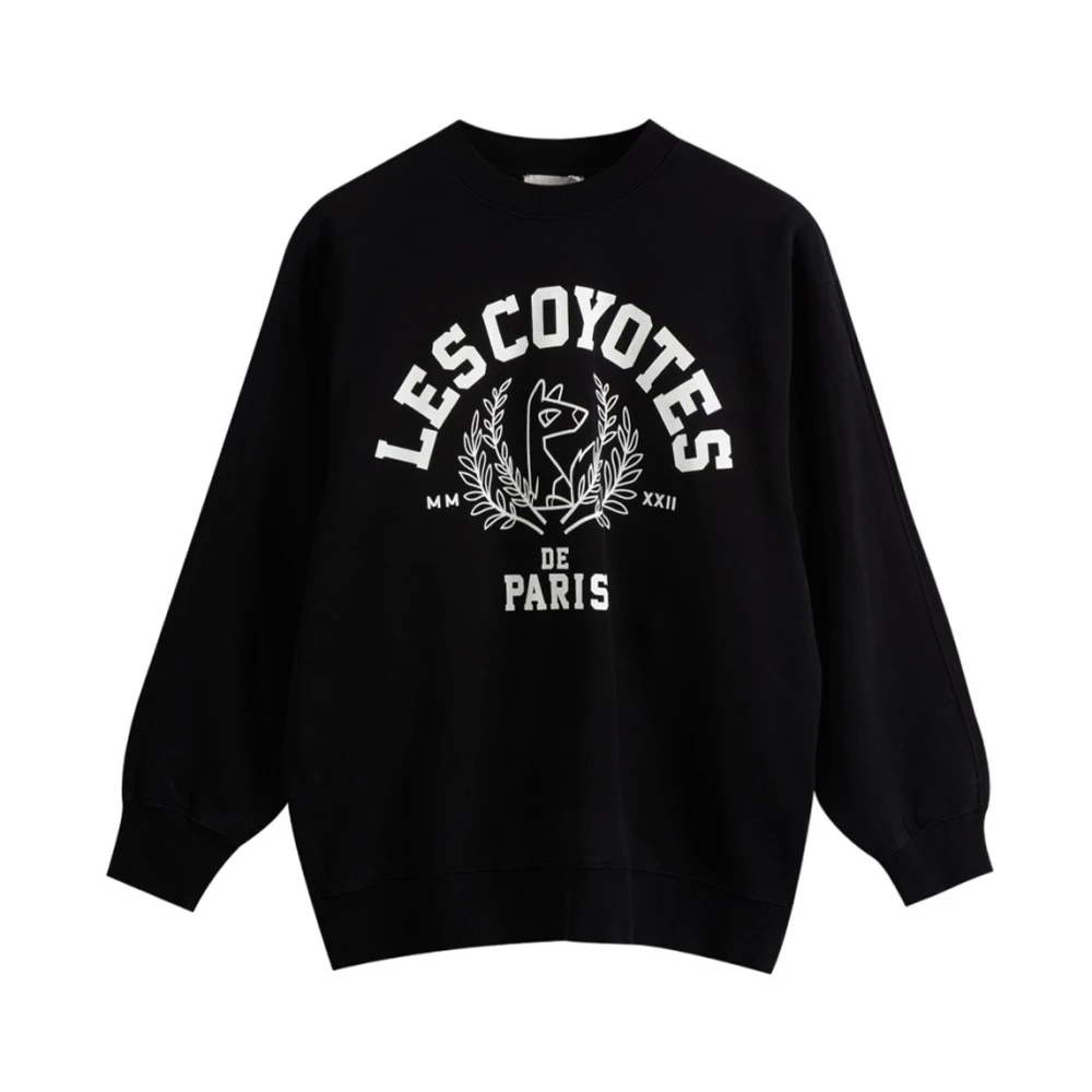 Les Coyotes de Paris Stijlvolle en comfortabele sweatshirts Black Dames