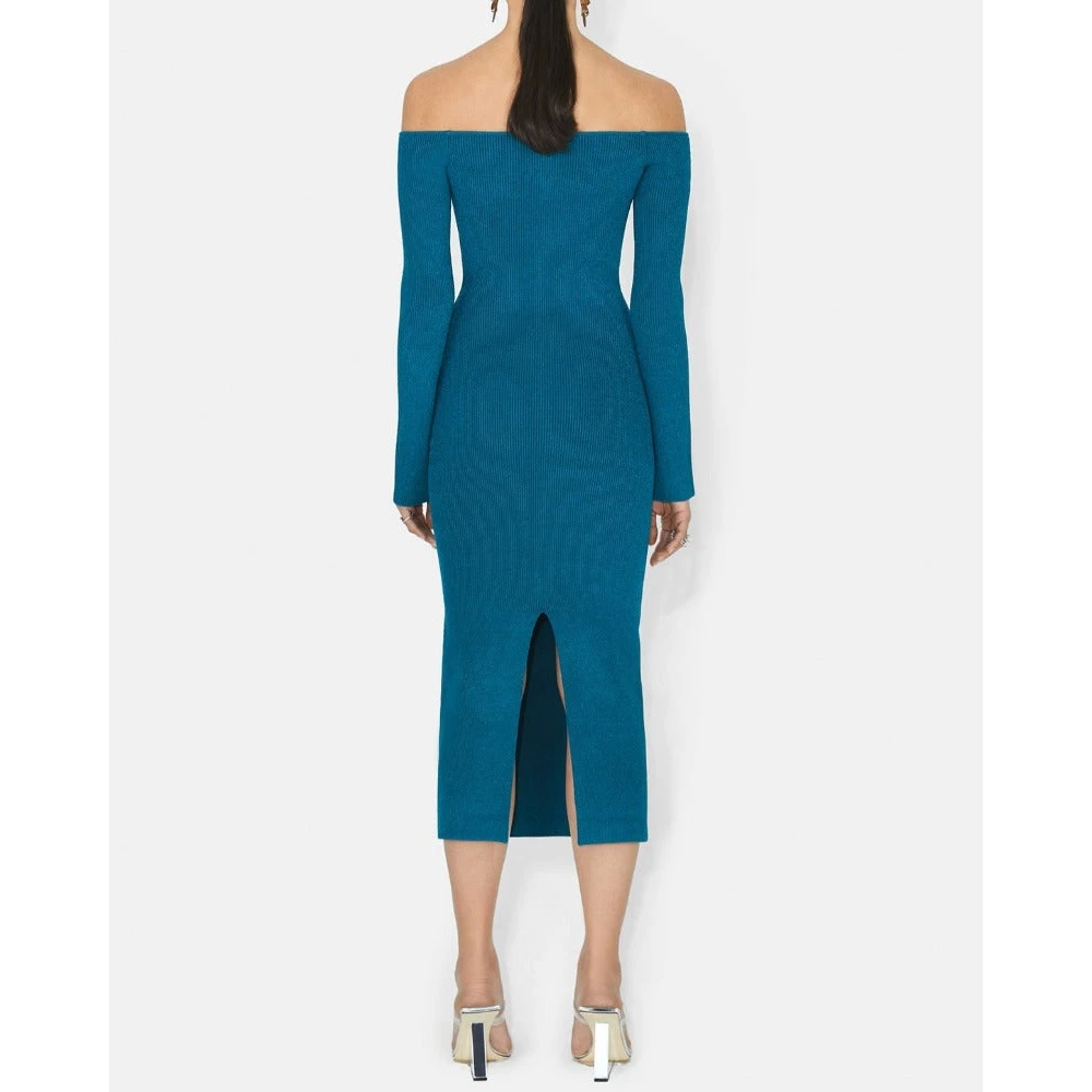 Galvan London Iconische Blauwe Jurk Grace '23 '24 Blue Dames