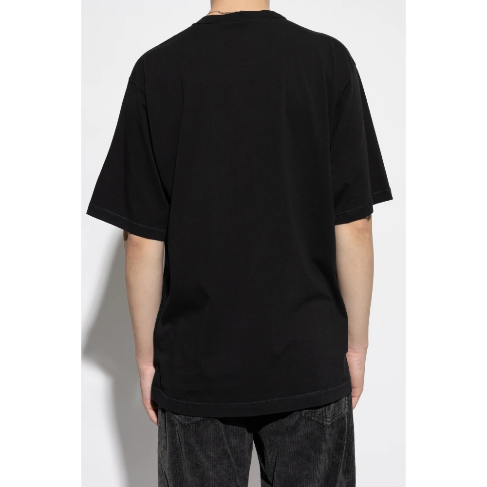 Dolce & Gabbana T-shirt met logo Black Heren
