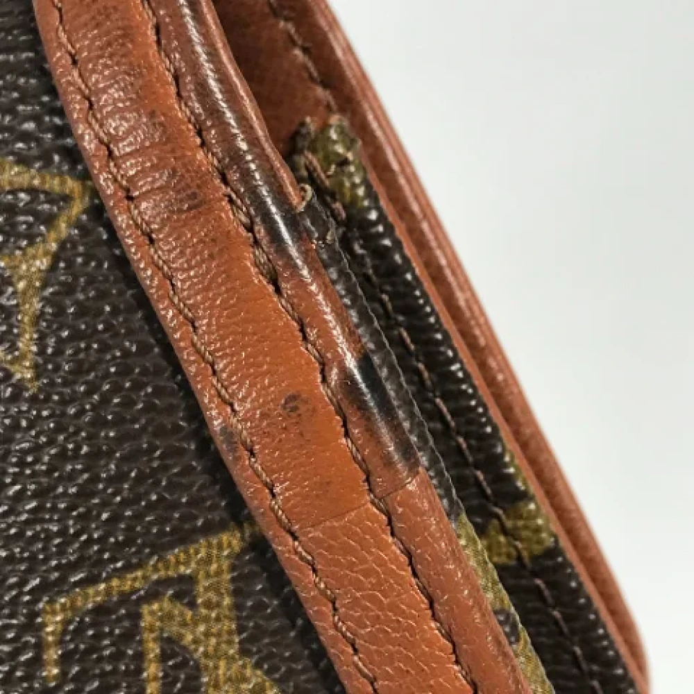 Louis Vuitton Vintage Pre-owned Cotton louis-vuitton-bags Brown Dames