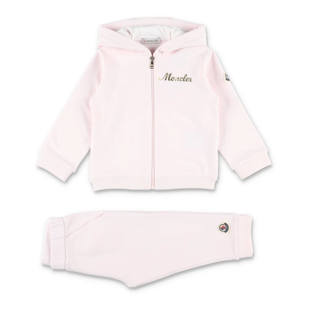 Moncler Rosa Overall Hoodie Jogging Set Pink, Flicka