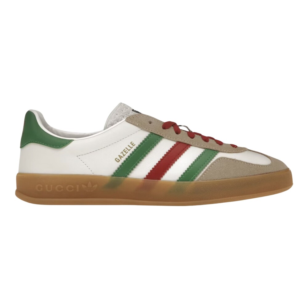 Edition Limitee Blanc Vert Rouge Gazelle Sneakers Adidas Homme Miinto