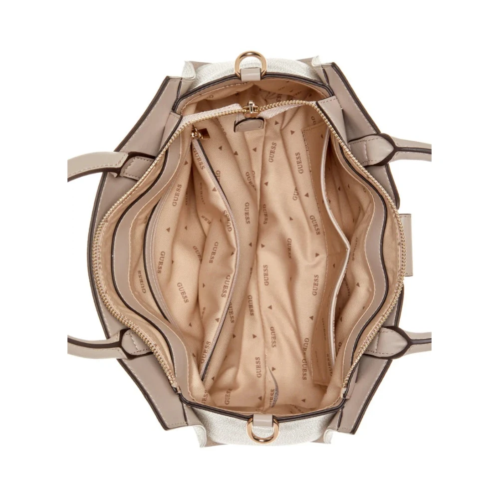 Guess Dove Logo Schoudertas Beige Dames