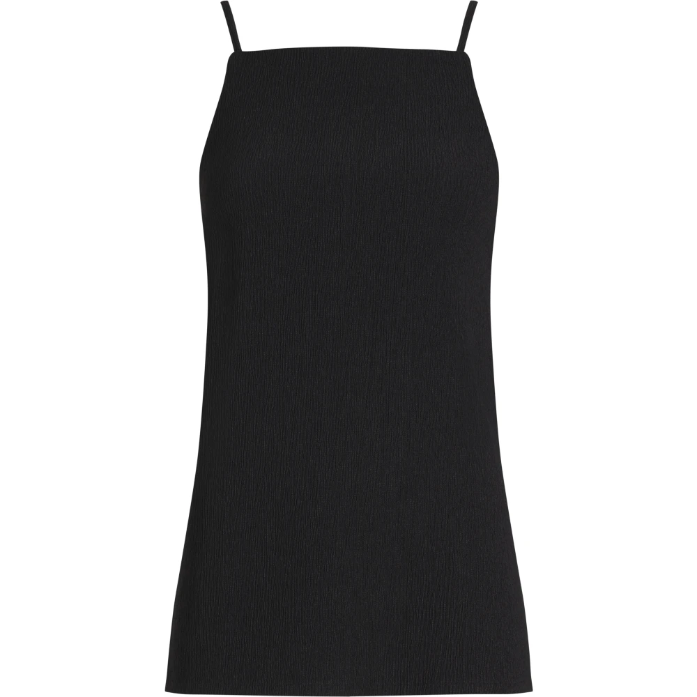 Calvin Klein Sleeveless Tops Black Dames