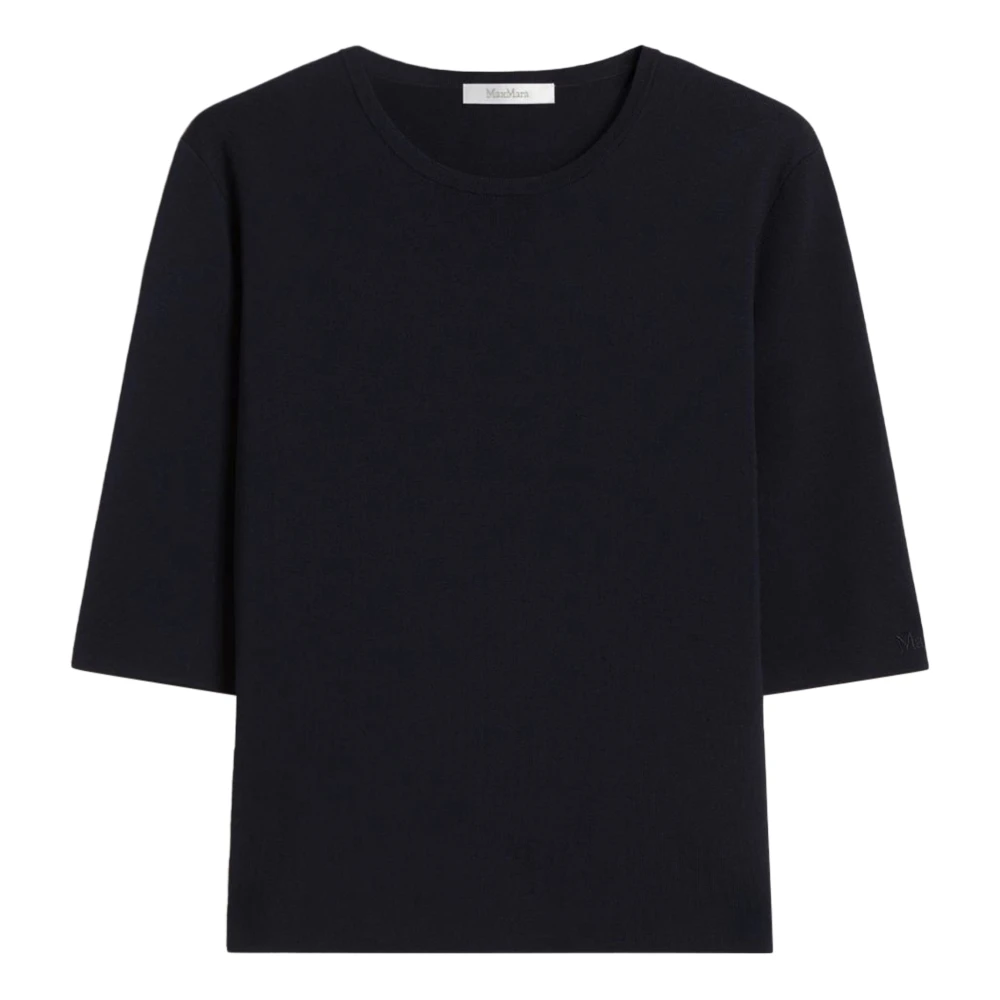 Max Mara Women's Blue Pure Top - Blouses - M - Blouses & Shirts