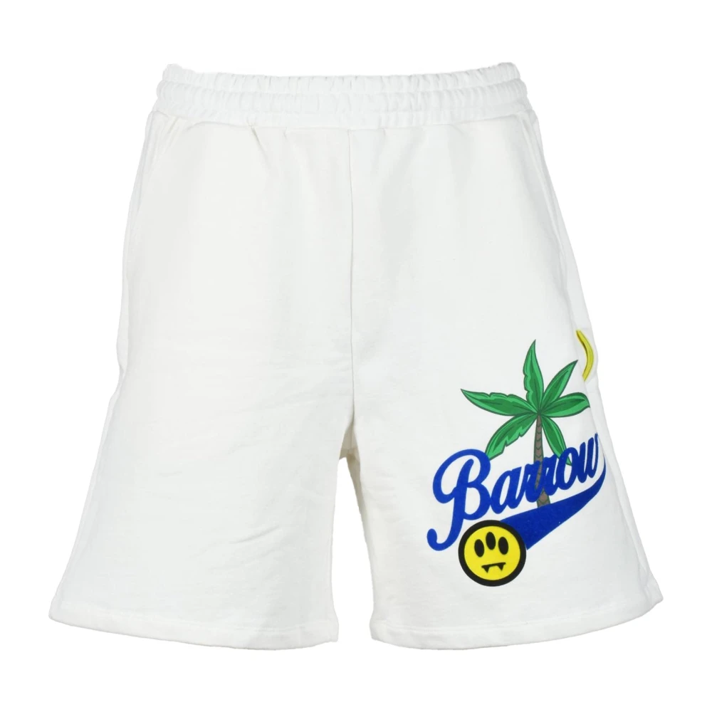 Barrow Katoenen Bermuda Shorts White Heren