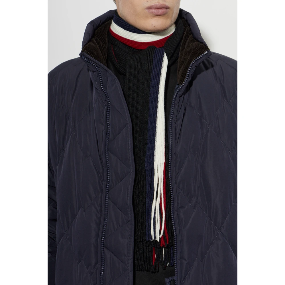 Moncler Dreifarbiger Schal Aus Wolle für Herren in Schwarz - Bild 4