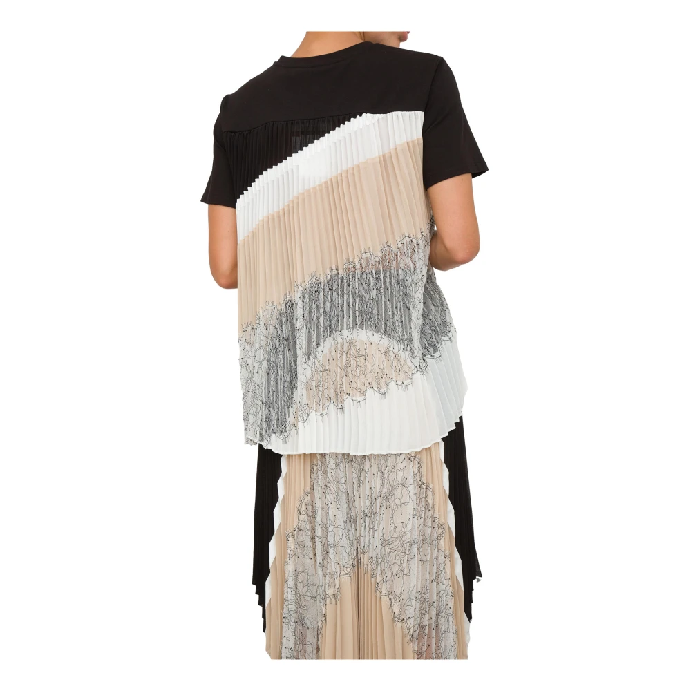 Twinset Zwarte Mouwloze Blouse Black Dames