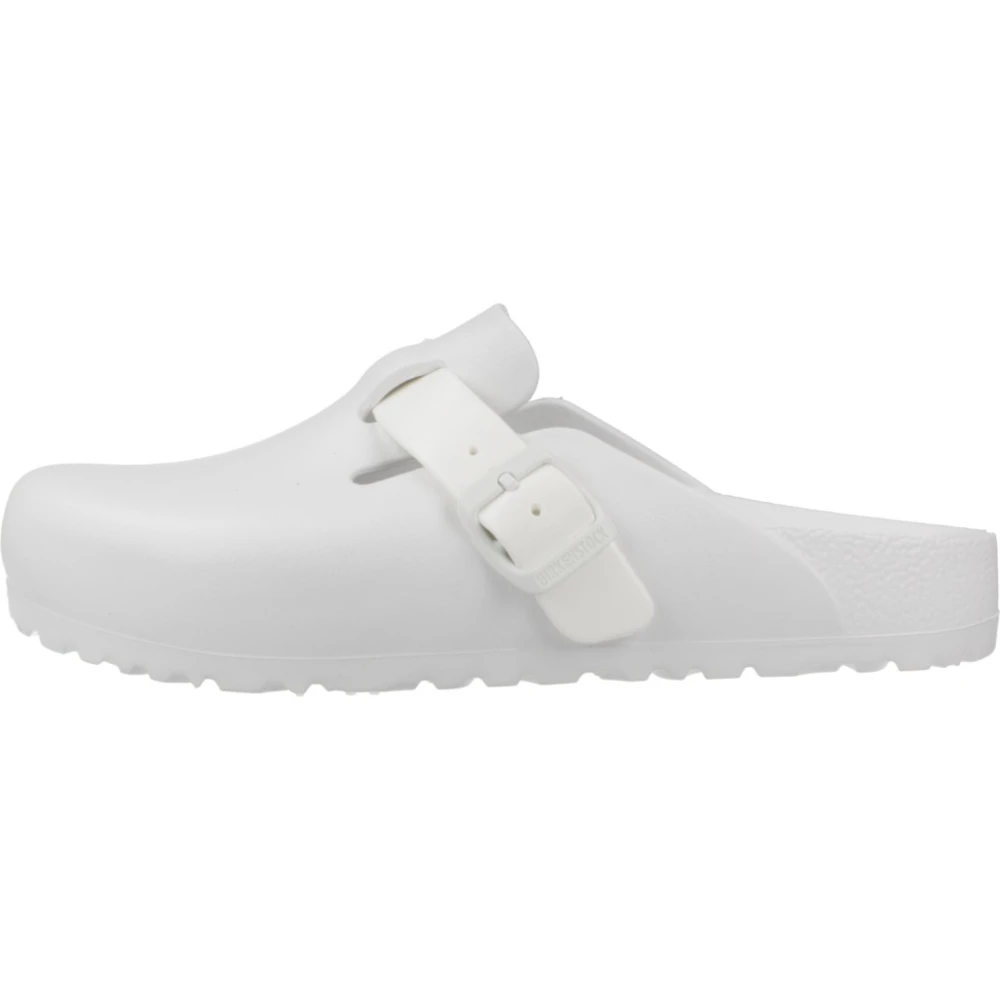 Birkenstock Snygga Boston Mules för Kvinnor White, Dam