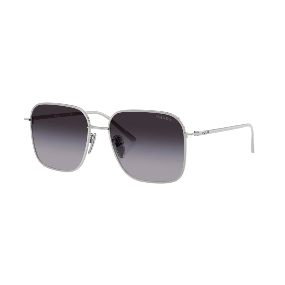 Prada Gray Sunglasses, Female, 57 Mm, C54sd Sunglasses