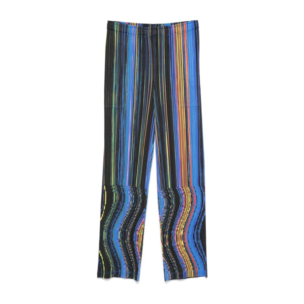 Issey Miyake Stijlvolle Warp Broeken voor Mannen Multicolor Dames