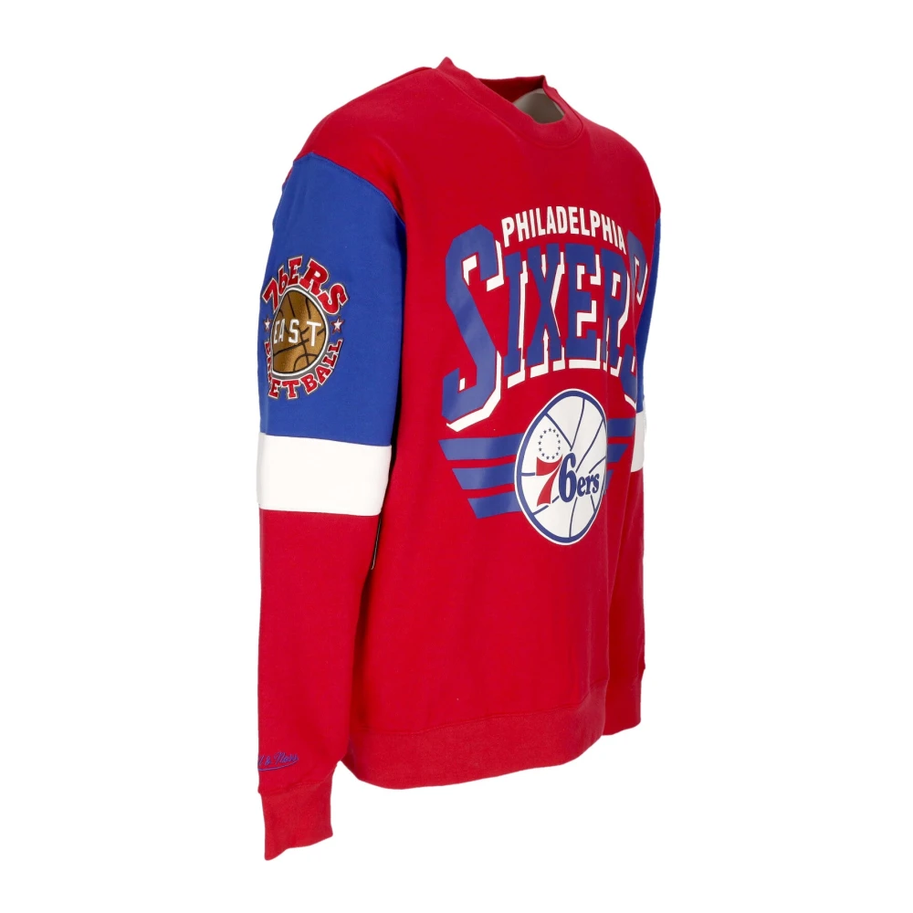 Mitchell & Ness NBA All Over Crew Sweatshirt Multicolor Heren