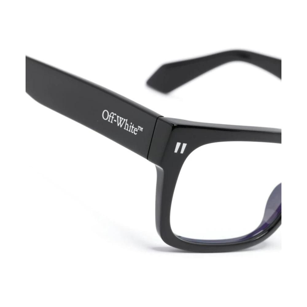 Off White Zwarte Optische Bril Stijlvol Dagelijks Gebruik Black Unisex