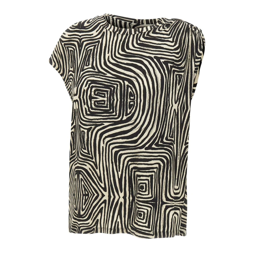 Elena Mirò Women's Multicolor Blouses, Xl, T-Shirt