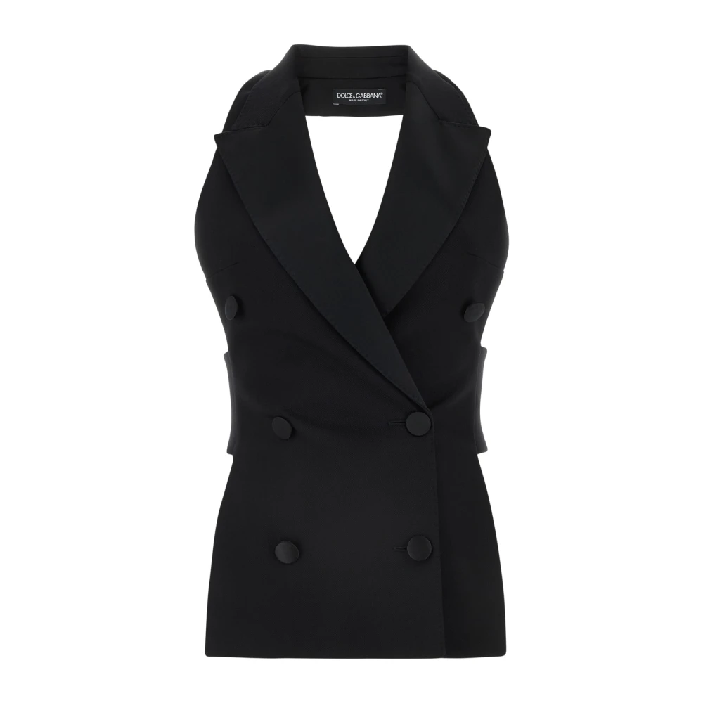 Dolce & Gabbana Sleeveless Tops Black Dames