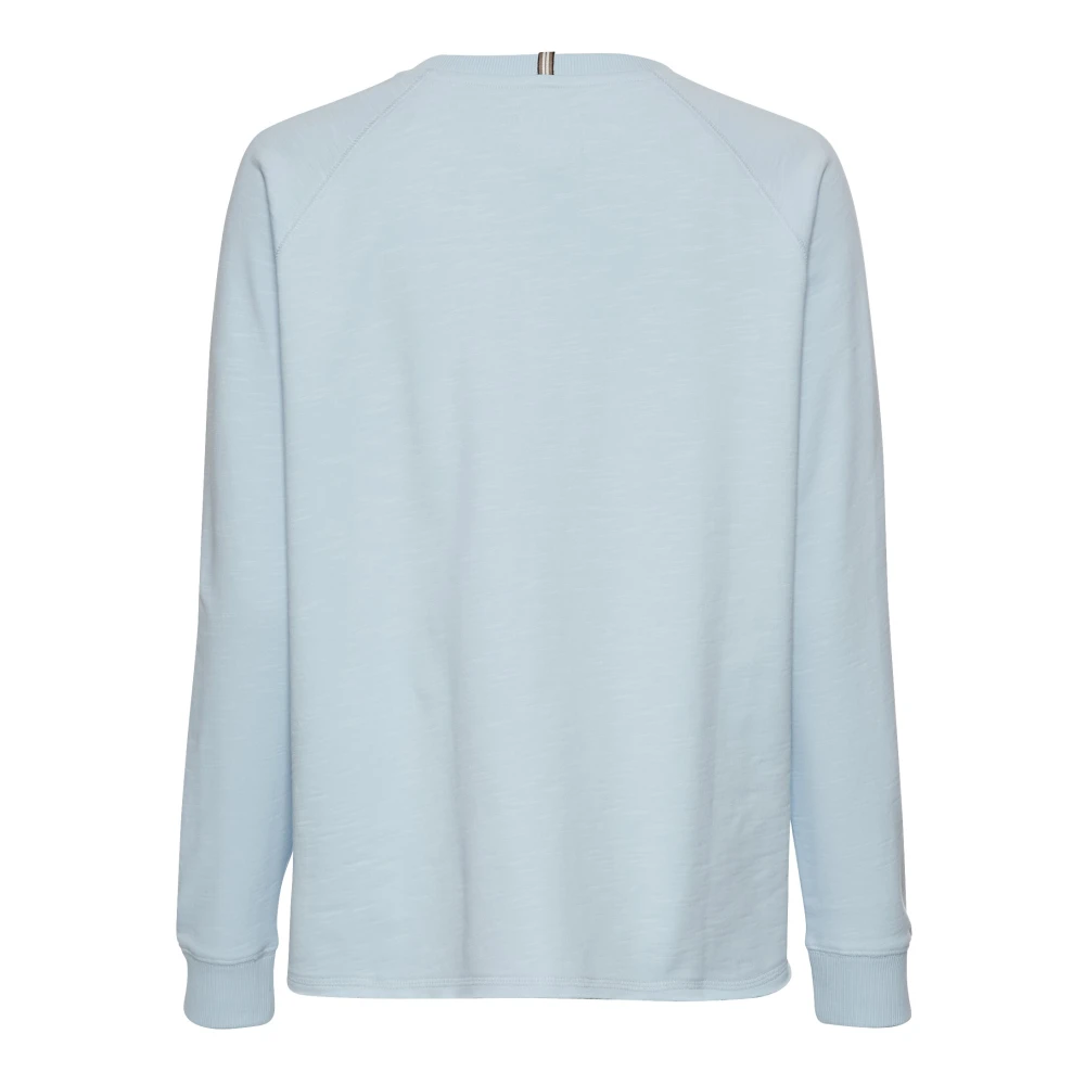 camel active Katoenen Shirt Lange Mouw Blue Heren